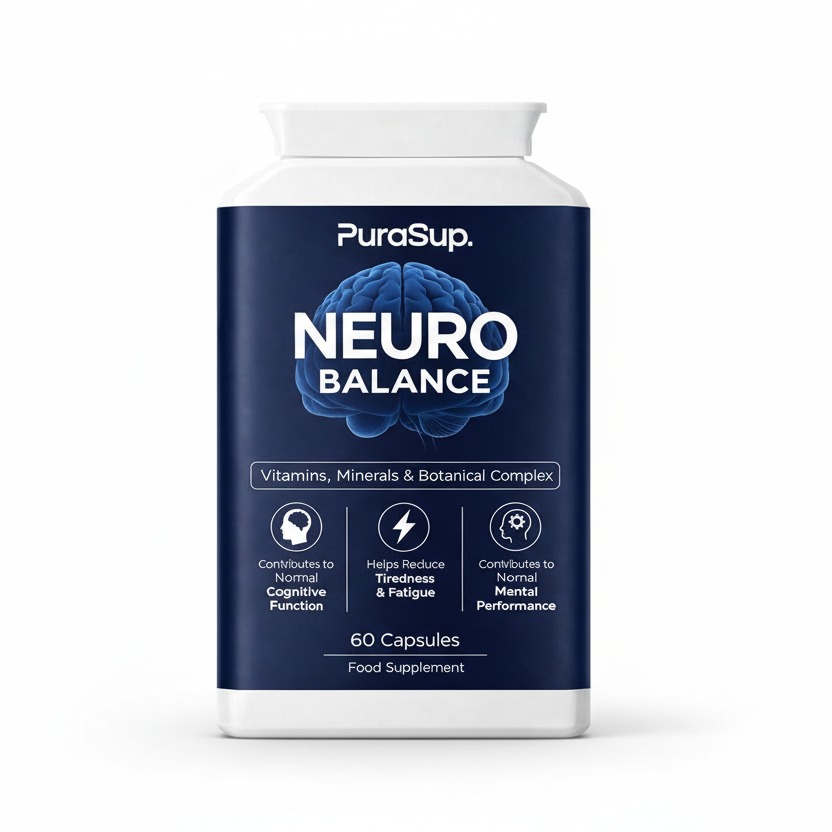 PuraSup Neuro Balance - Cognitive & Mental Perfromance Support (60 Capsules)